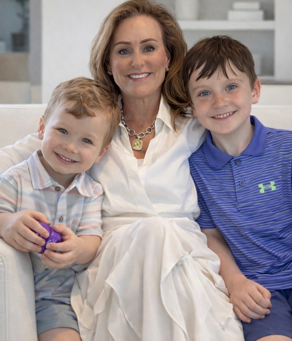 Kate and her 2 grandsons